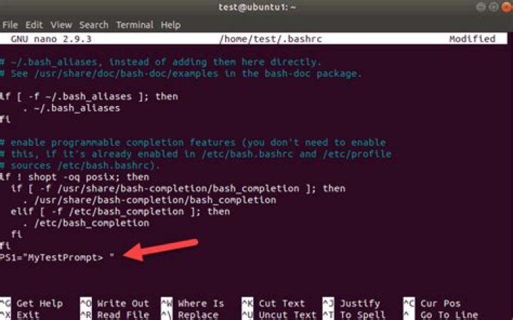Bash shell prompt: where is $RET?