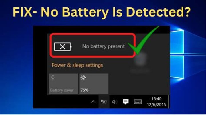 Battery detected but not charging