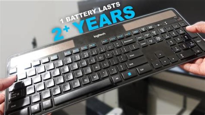 Battery dies after 2 hours in Logitech K750 keyboard