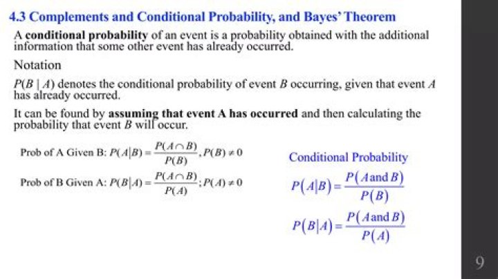 Bayes' Theorem and Complement of Both Events