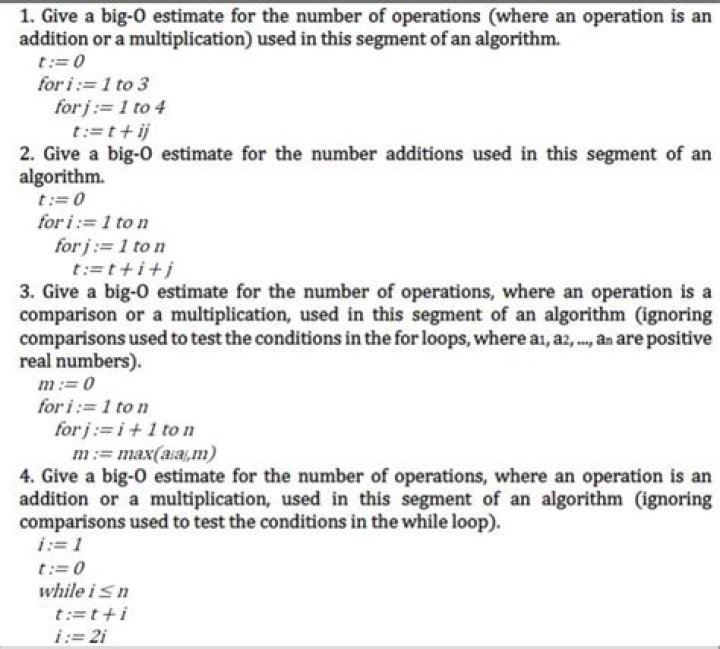 Big O estimate of simple while loop