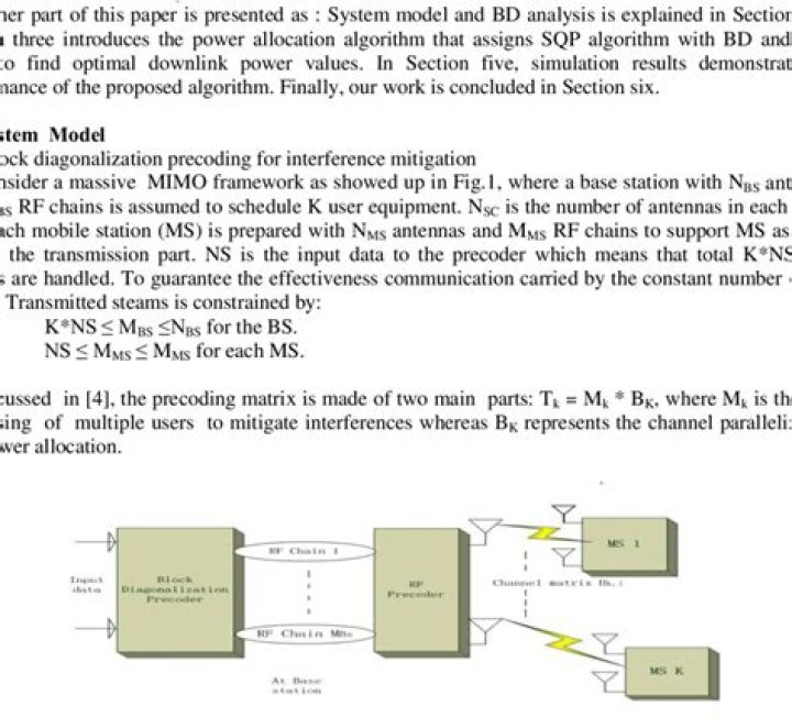 Block diagonalization