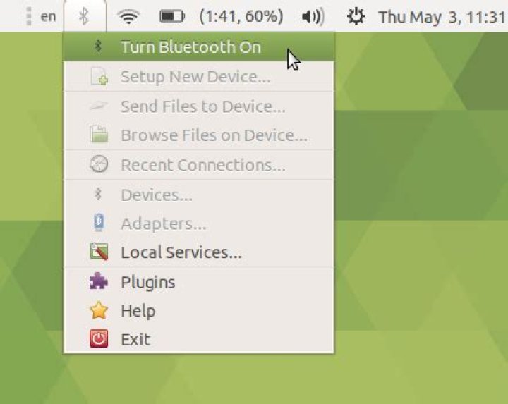 Bluetooth tray icon on MATE