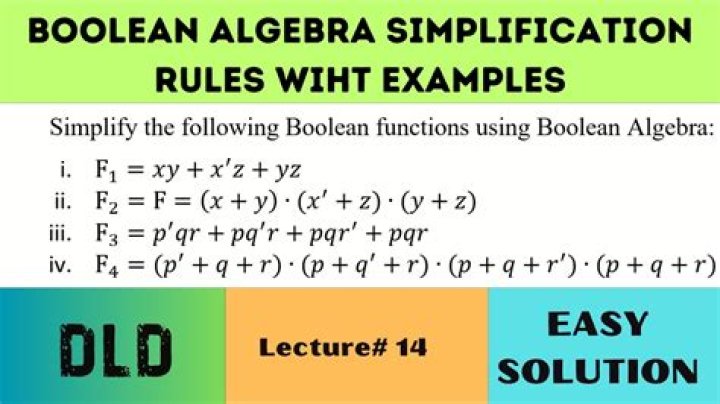 Boolean Expression simplification help