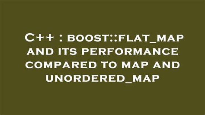 boost::flat_map and its performance compared to map and unordered_map