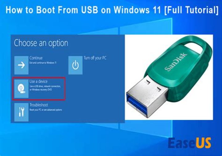 Booting from USB not working