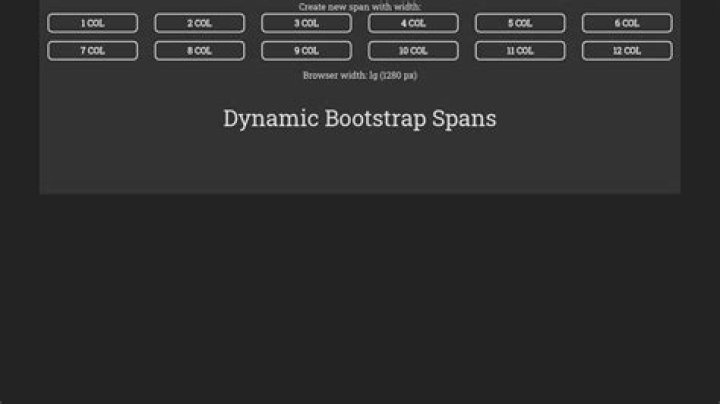 Bootstrap Spans