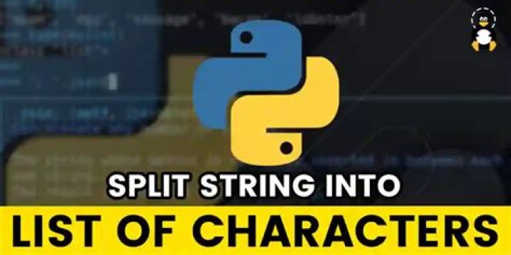 Break string into list of characters in Python [duplicate]