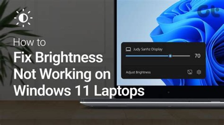 Brightness buttons on Hp laptop not working