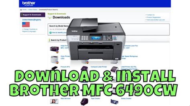 Brother MFC-6490cw driver?