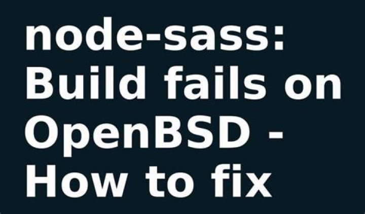 Build Fails: `npm rebuild node-sass --force`