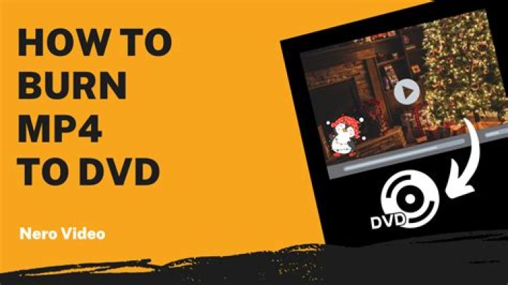 Burning .mp4 to a DVD