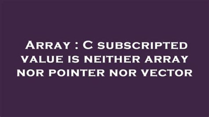 C subscripted value is neither array nor pointer nor vector when assigning an array element value