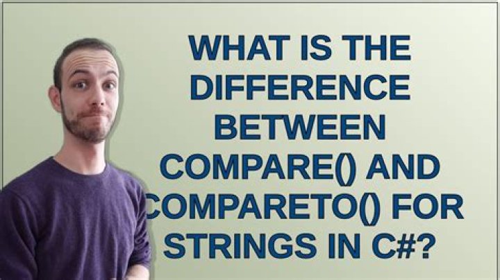 C#: What is the difference between CompareTo(String) and Equals(String)? [duplicate]