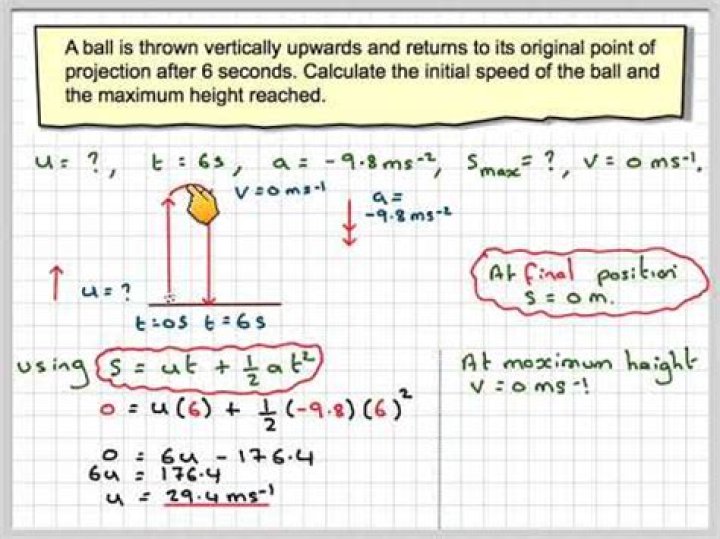 Calculate how long a ball will be in the air after being thrown