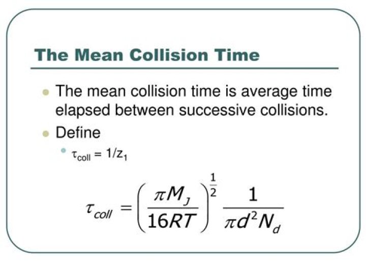 Calculate time to collision?
