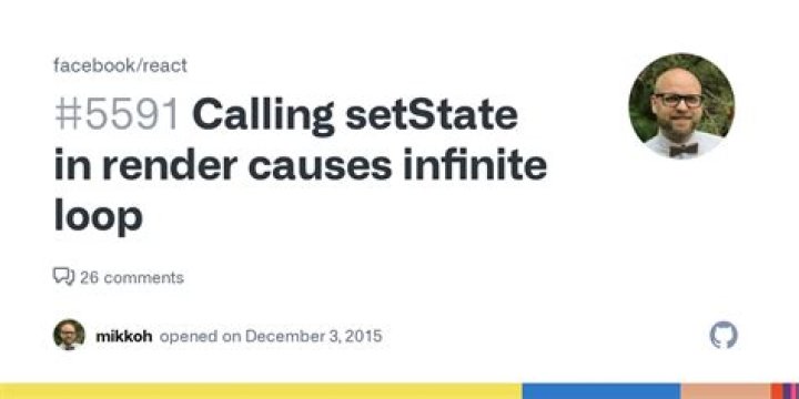 Calling setState in render is not avoidable