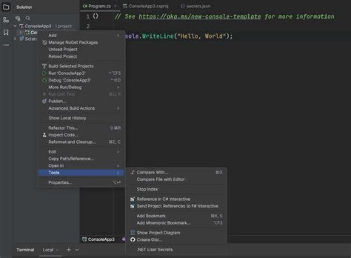 Can't access User Secrets in ASP.net core 3.0
