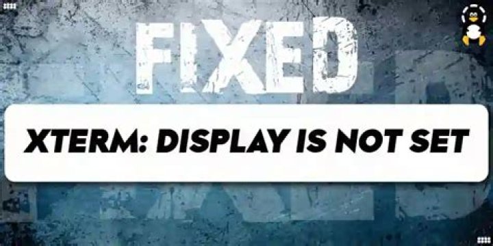 Can't get xterm to work. DISPLAY not set.