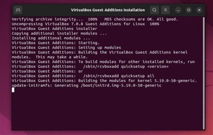 Can't install Guest Additions using VirtualBox, Ubuntu guest OS, Win7 host OS