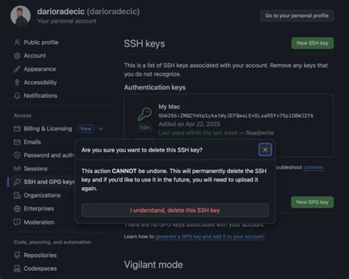 Can't remove keys from ssh-agent. Even rebooting doesn't help