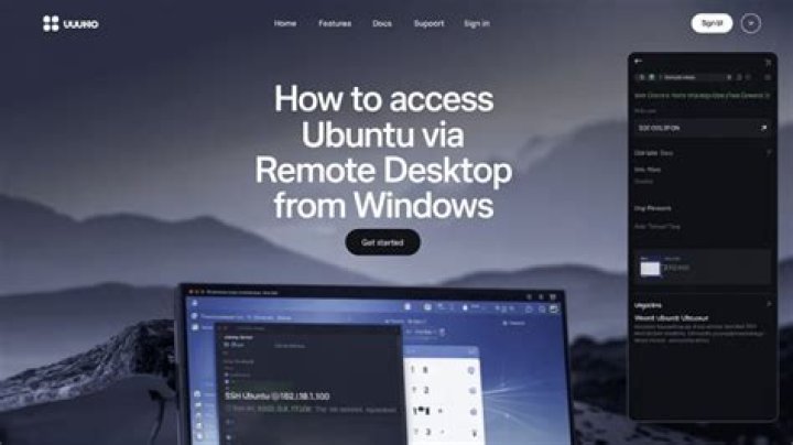 Can I access Ubuntu from Windows remotely?