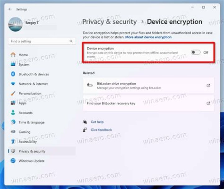 Can I disable full-disk encryption?