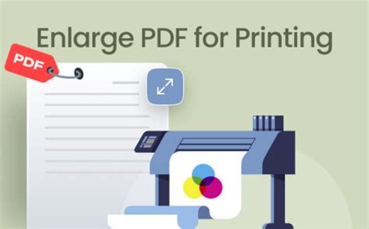 Can I enlarge a PDF?