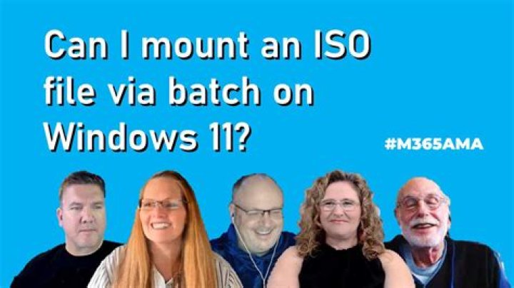 Can I mount a Windows ISO? [closed]