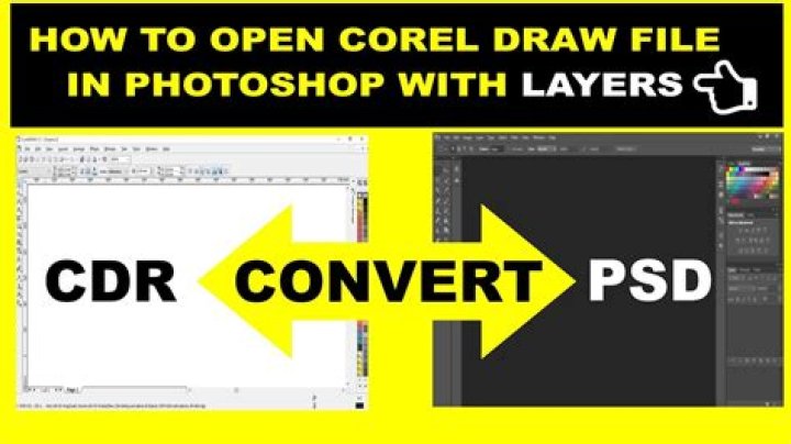 Can I open a Corel Draw file in Adobe Photoshop?
