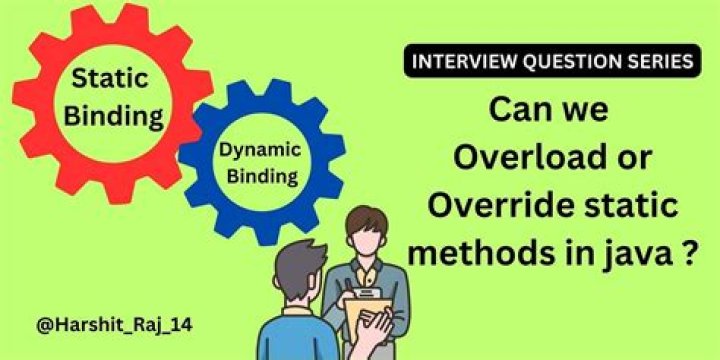 Can I override and overload static methods in Java?