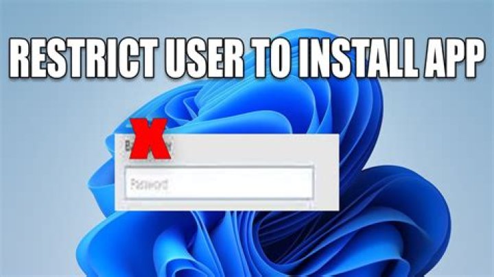 Can I prevent/restrict standard users from installing/uninstalling software?