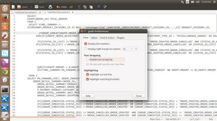 Can I toggle word-wrapping on/off quickly in Gedit?