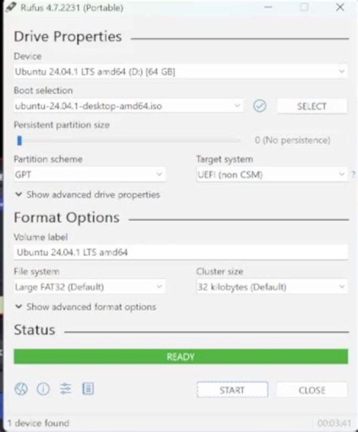Can not install or run glxgears from Ubuntu USB