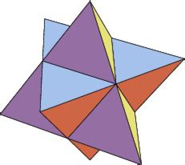Can two regular tetrahedrons make an octahedron?