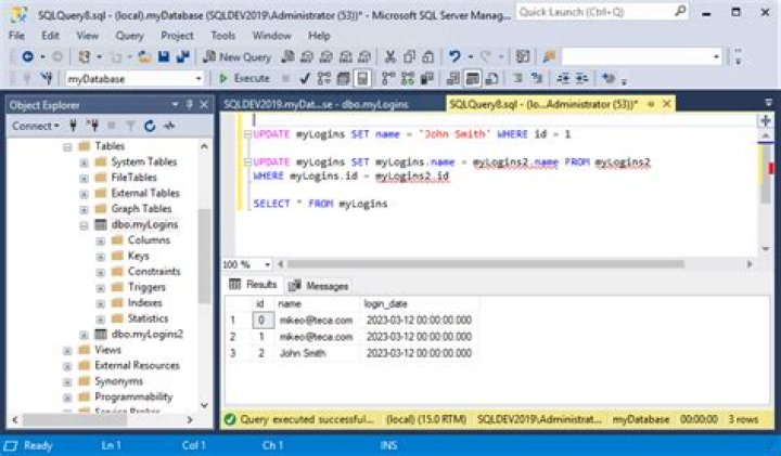 Can we write update and delete queries in views?