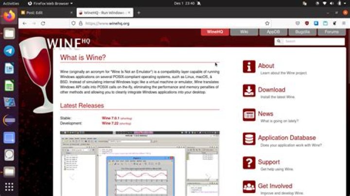 Can Wine run windows 7 apps?