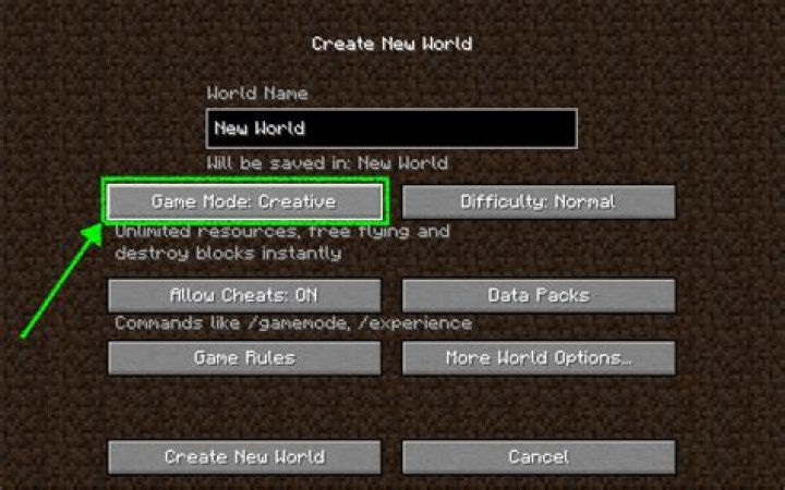 Can you toggle finite blocks in Minecraft Creative Mode?