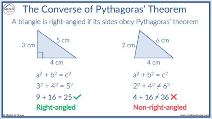 can you use pythagoras on a non right angled triangle [closed]