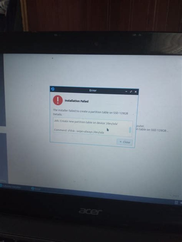 Cannot install Lubuntu on chromebook