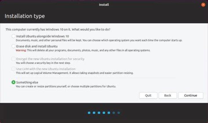 Cannot install ubuntu alongside windows 10 on an MBR Disk