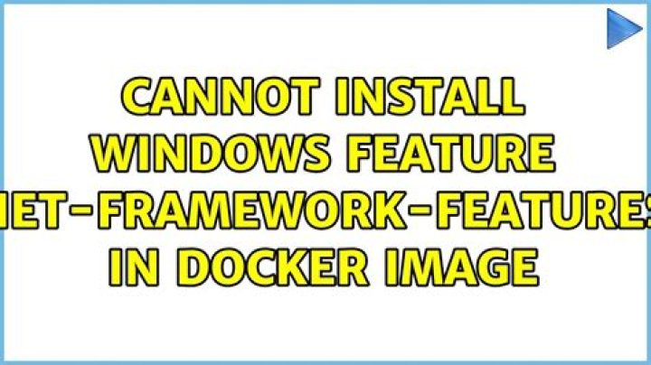Cannot install windows feature NET-Framework-Features in Docker image