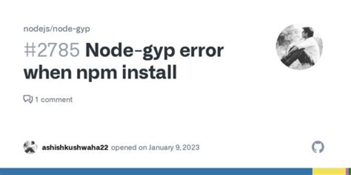 Cannot npm install due to node-gyp: binding.gyp not found