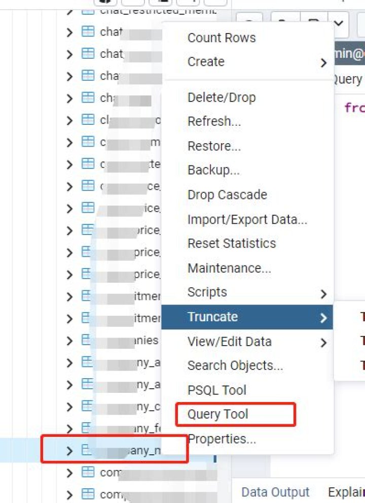 Cannot simply use PostgreSQL table name (