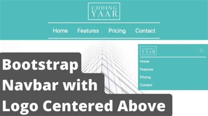 Centering brand logo in Bootstrap Navbar