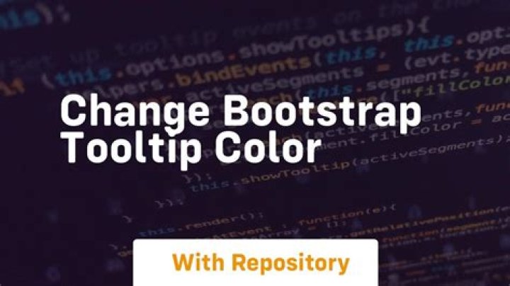 Change Bootstrap tooltip color