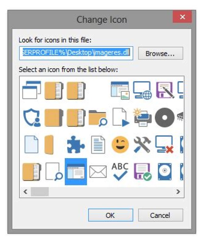 Change default icon for 