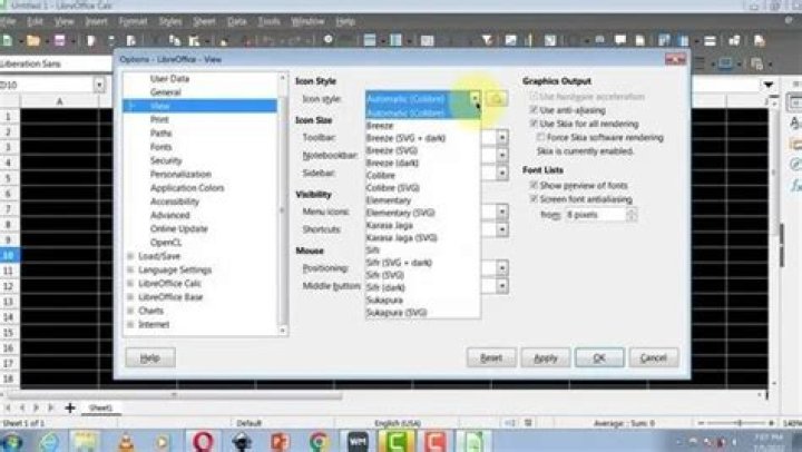 Change icon in Libre Office