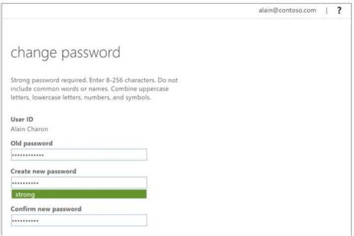 change password
