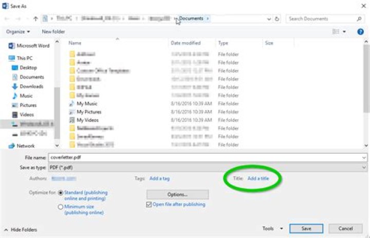 Change PDF title in browser window